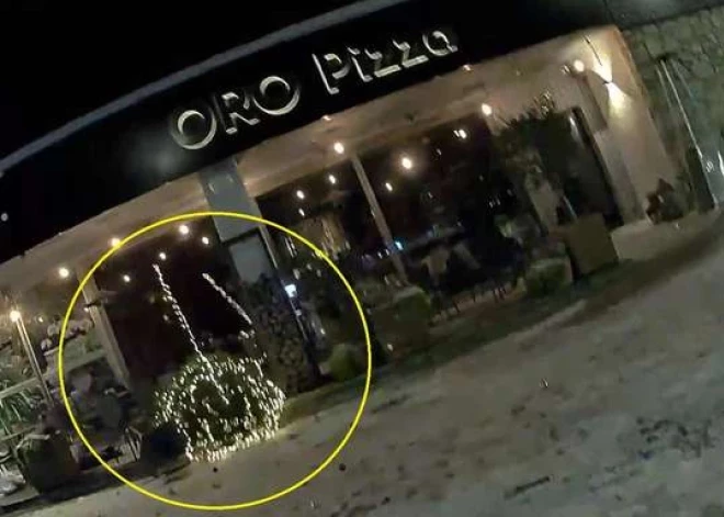 Елка повалена, украшения разбросаны: под новогодним декором у пиццерии полиция обнаружила нечто неожиданное