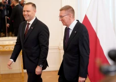 Polijas prezidents Rīgā pauž gandarījumu par Latvijas nopietnu attieksmi pret reģiona drošību