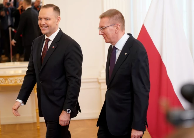 Polijas prezidents Rīgā pauž gandarījumu par Latvijas nopietnu attieksmi pret reģiona drošību