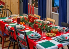 Сервируем рождественский стол: как создать атмосферу "с картинки", не покупая полмагазина декора