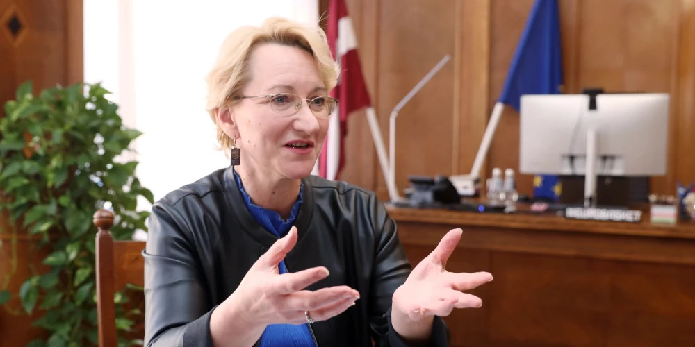 Izglītības un zinātnes ministre Dace Melbārde.