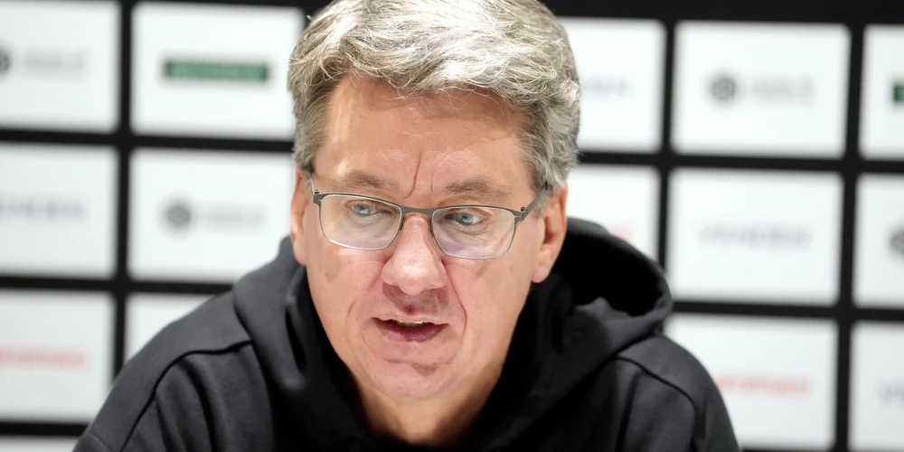 Latvijas valstsvienības galvenais treneris Harijs Vītoliņš