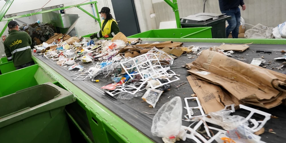 "Eco Baltia vide" atkritumu šķirošanas rūpnīca.