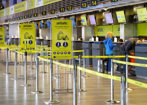 Rīgas lidostas terminālis.