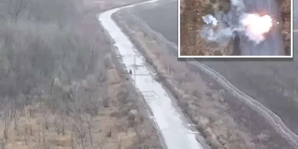 Krievi izmanto dronus, lai kontrolētu ceļu, un apzināti uzbrūk maršrutam, ko vietējie iedzīvotāji izmanto evakuācijai.