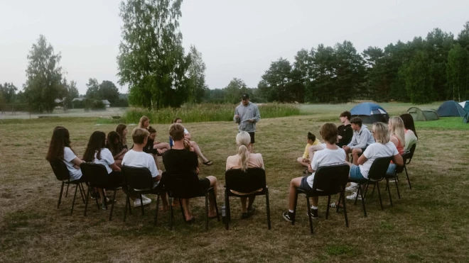 Jauniešu retrītā. 2021. gads.