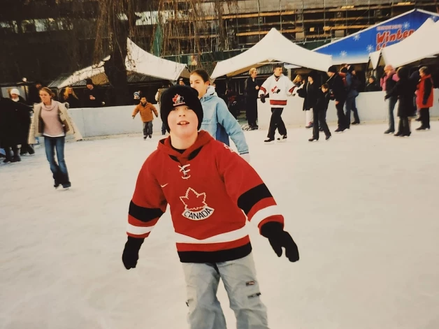 Slidotava Edinburgas Ziemassvētku tirgū. 2003. gads.