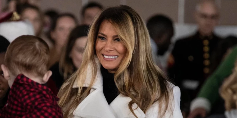 Первая леди США Мелания Трамп на благотворительном мероприятии для детей 8 декабря 2025 года.