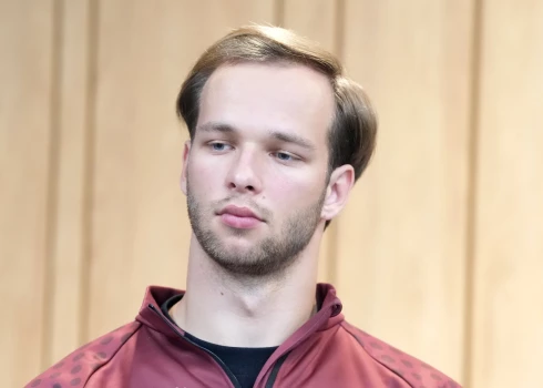 Talantīgais Latvijas skeletonists Emīls Indriksons.