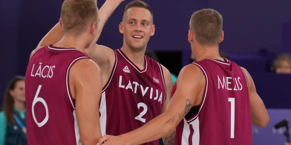 Latvijas 3x3 basketbolisti Parīzes olimpiskajās spēlēs izcīnīja ceturto vietu.