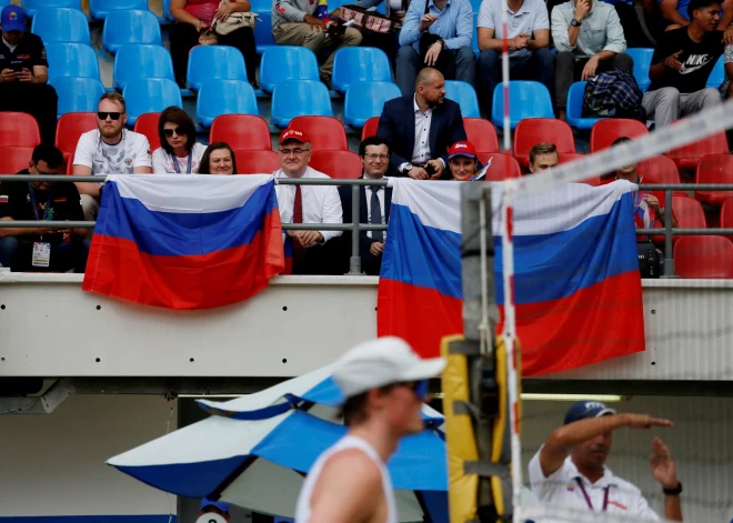 Krievijas un Baltkrievijas jaunieši volejbolā varēs startēt ar valsts simboliku