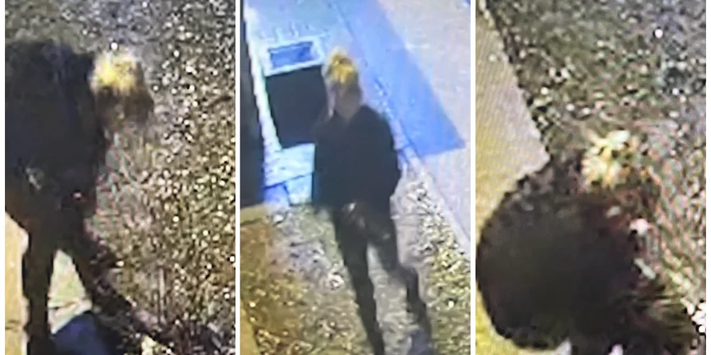 Ja atpazīsti foto un video redzamo sievieti - ziņo Valsts policijai.