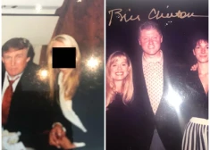 FOTO: Bils Klintons, Donalds Tramps, Vudijs Allens - demokrātu foto, kas atrasti pedofila Epstīna īpašumā, liek uzdot jautājumus