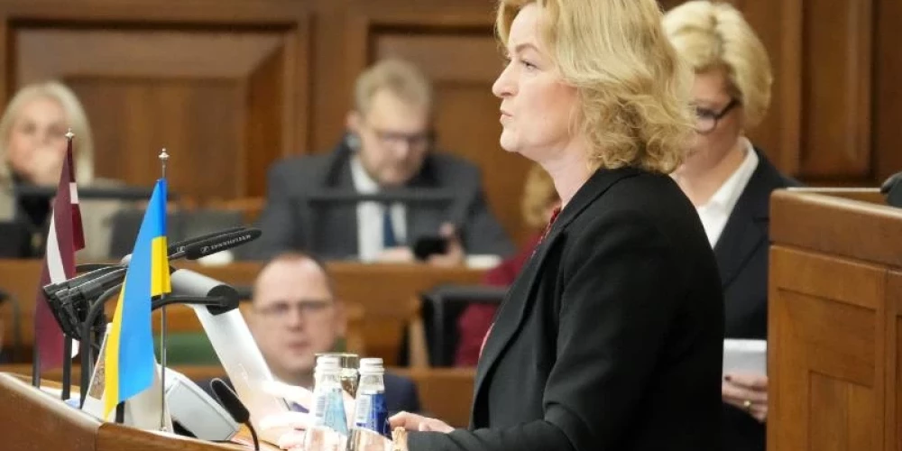 Nacionālās apvienības premjera amata kandidāte būs partijas vadītāja Ilze Indriksone.