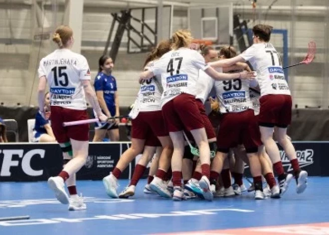 Latvijas florbolistes ar uzvaru atgriežas pasaules čempionāta labāko sešiniekā