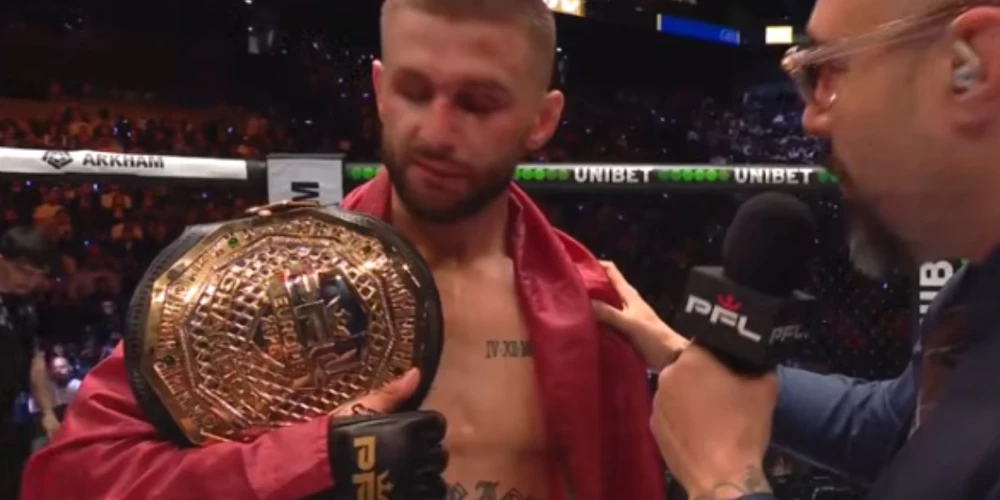 Cīkstonis Čižovs uzvar "PFL Europe" turnīrā.