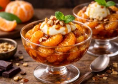Зимний хит из простых ингредиентов: насыщенный мандариновый десерт