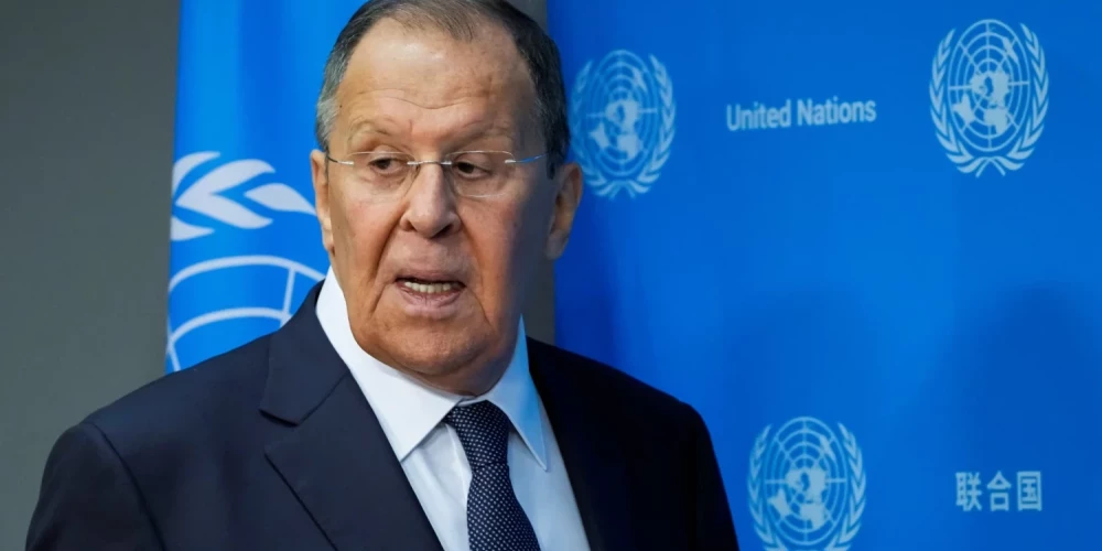 Министр иностранных дел России Сергей Лавров.