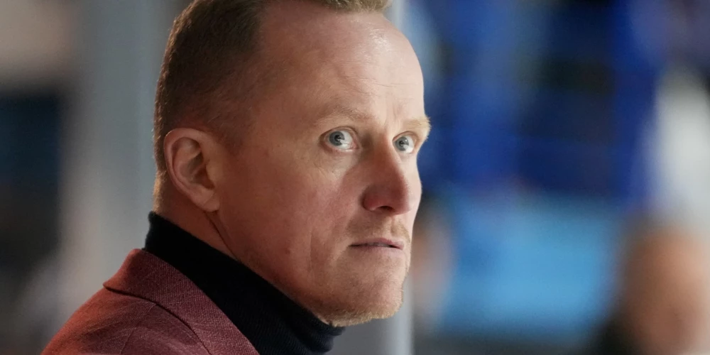 Latvijas U-20 hokeja izlases galvenais treneris Artis Ābols. 