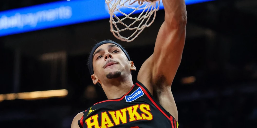 Atlantas "Hawks" svētdien bez Kristapa Porziņģa izcīnīja uzvaru Nacionālās basketbola asociācijas (NBA) spēlē.