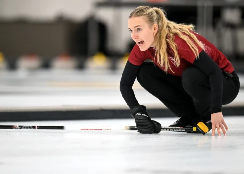 Katrīna Gaidule ir arī kērlinga asociācijas ģenerālsekretāre. 