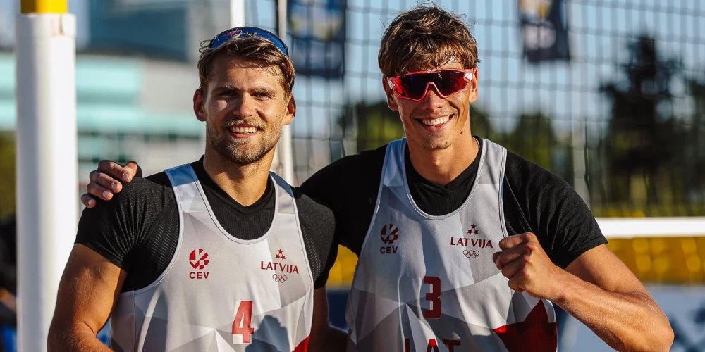 Latvieši pierādīja savu favorītu statusu.