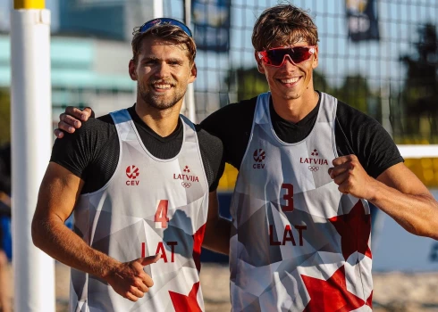 Latvieši pierādīja savu favorītu statusu.