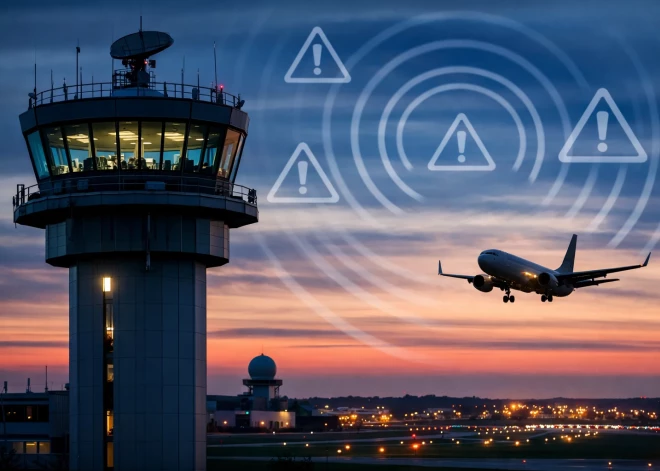 GPS в небе над Латвией "глушат" все чаще: за 11 месяцев - 1228 случаев