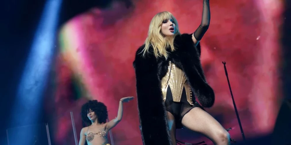 Светлана Лобода на концерте в Риге.