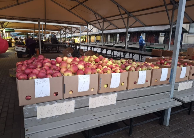 На Центральном рынке в Риге продавцов не много, но выбор есть!