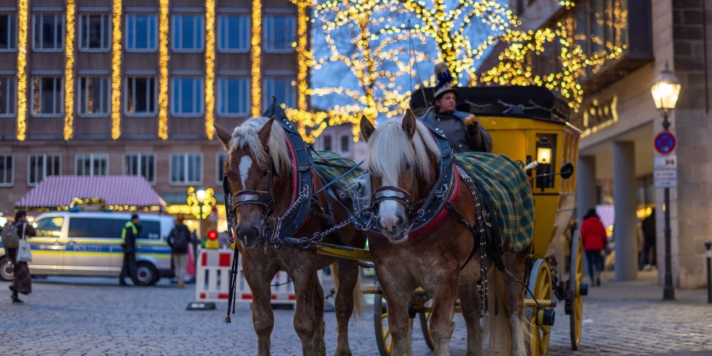 Vācijā policija strādā pastiprinātā režīmā.