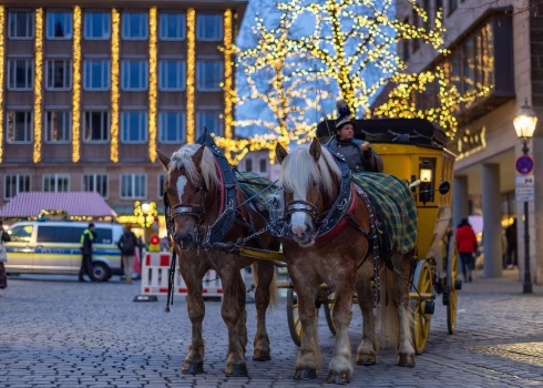 Vācijā policija strādā pastiprinātā režīmā.