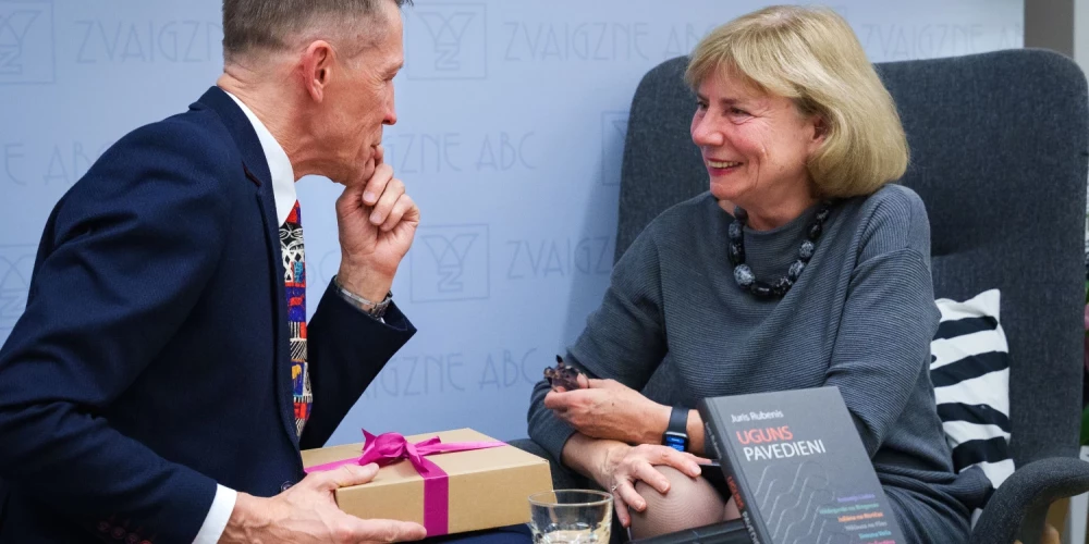 Teologa Jura Rubeņa jaunās grāmatas prezentācijas pasākums.