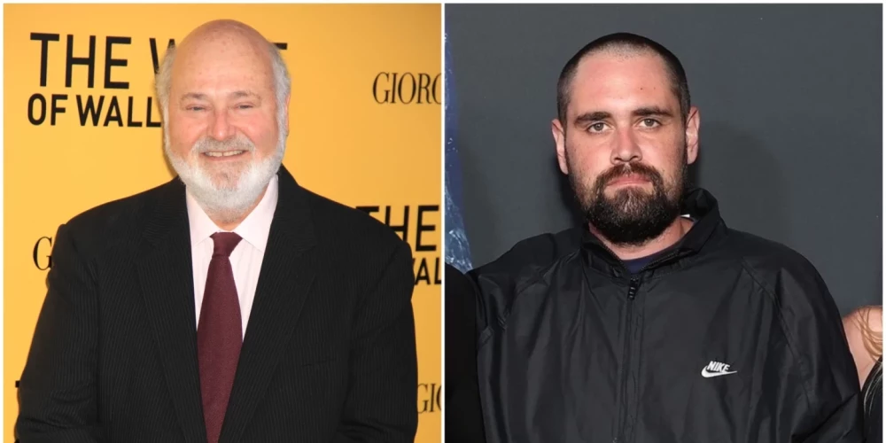 Известный режиссер Роб Райнер и его сын Ник Рейнер.