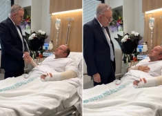 "Ahmed, tu esi varonis..." Austrālijas premjers slimnīcā apciemo vīru, kurš Sidnejas slaktiņā apturēja vienu no šāvējiem