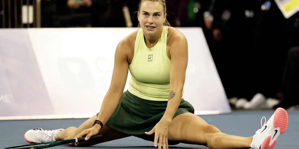 Baltkrieviete Arina Sabaļenka pēdējā laikā dominē pasaules sieviešu tenisā.