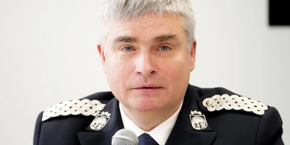 Galvenās kriminālpolicijas pārvaldes priekšnieks Andrejs Grišins.