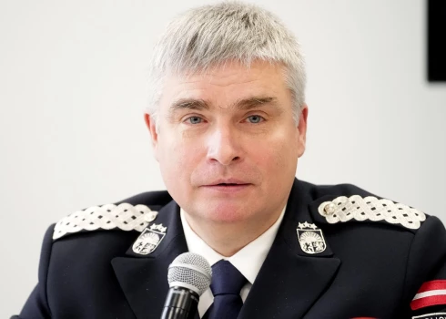Galvenās kriminālpolicijas pārvaldes priekšnieks Andrejs Grišins.