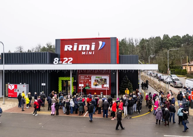 Жителям Смилтене сообщили приятную новость к праздникам: открылся новый магазин Rimi Laims