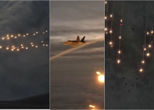 NATO gaisa spēku sveiciens svētkos.