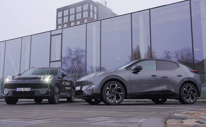 Salīdzina Lynk & Co modeļus - elektromobili 02 un lādējāmo hibrīdu 08.