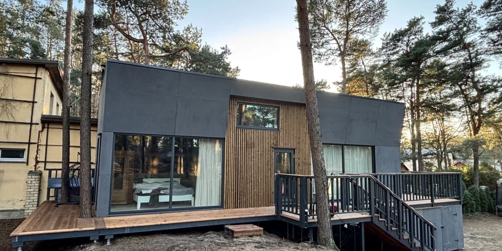 Moduļu māja Vecāķos.