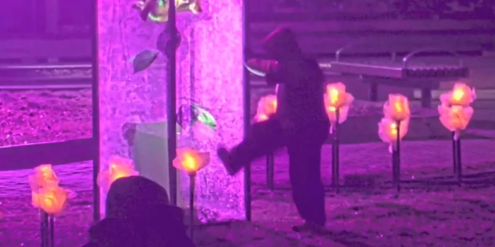 Праздничный Даугавпилс под видеонаблюдением - вандализм будет пресекаться.