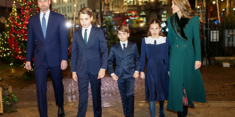 Karaliskā ģimene Keitas ikgadējā labdarības pasākumā “Together at Christmas”.