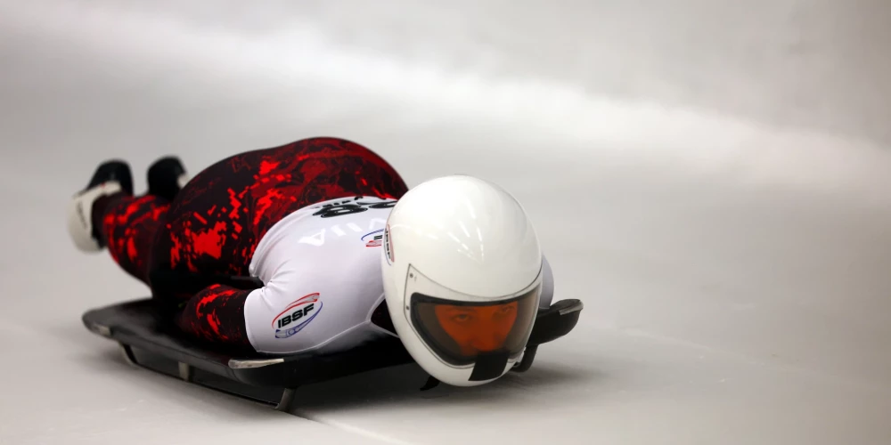 Marta Andžāne Siguldas trasē (foto: Scanpix / EPA)