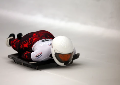 Marta Andžāne Siguldas trasē (foto: Scanpix / EPA)