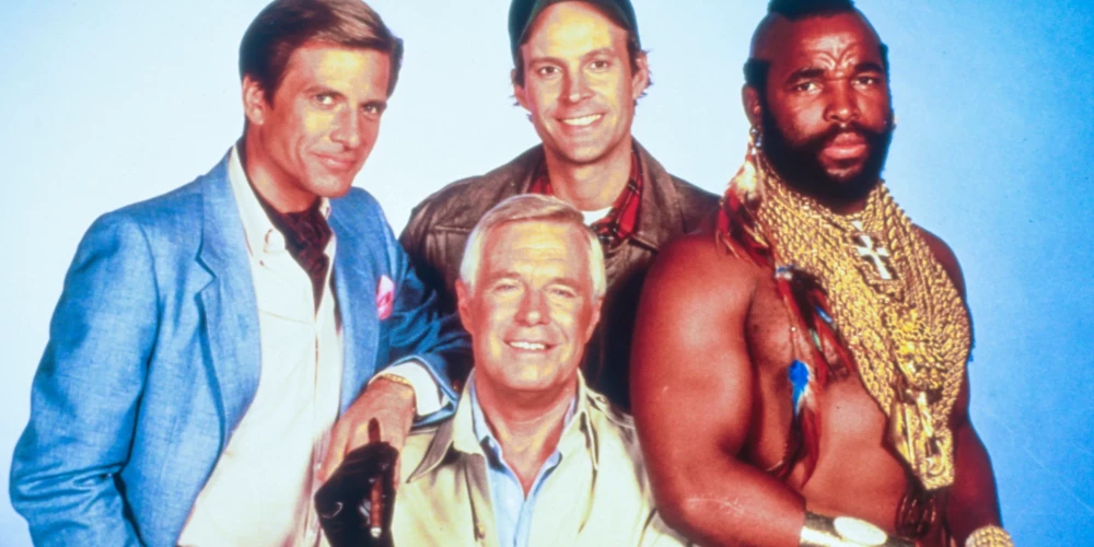 Seriāls "A-komanda" bija populārs arī Latvijā.