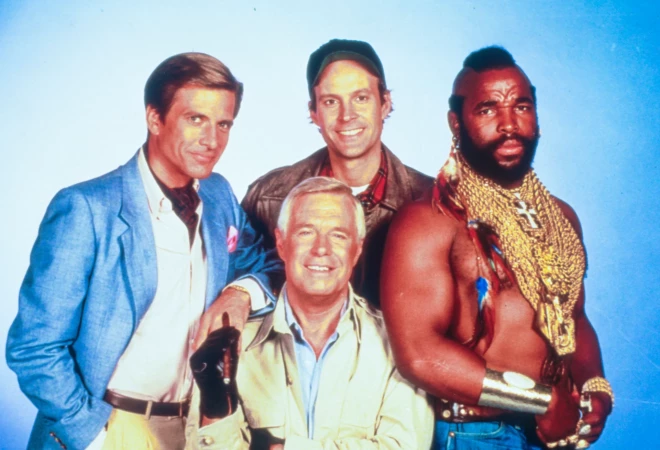 Seriāls "A-komanda" bija populārs arī Latvijā.