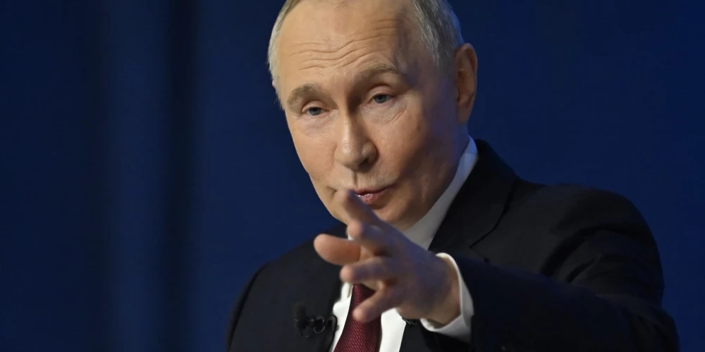 Putins noraida atbildību par cilvēku nāvi Krievijas karā pret Ukrainu.