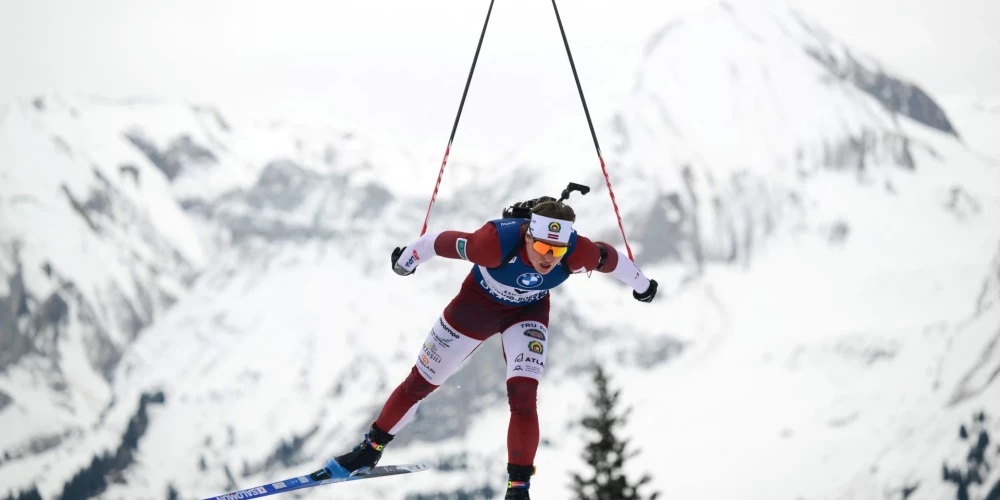 Renārs Birkentāls Francijas posma sprintā.